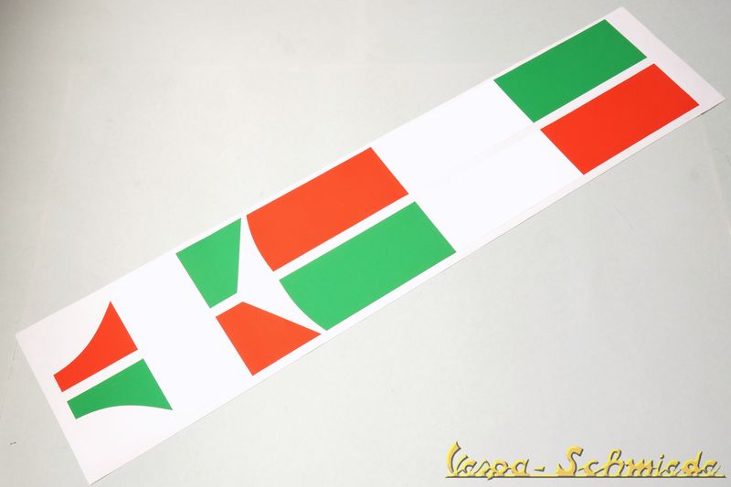 Mobile Preview: Dekor "Italian Flag" Kotflügel & Seitenhaube