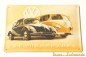 Preview: Volkswagen Blech-Postkarte "Bulli & Käfer / Der Volkswagen"
