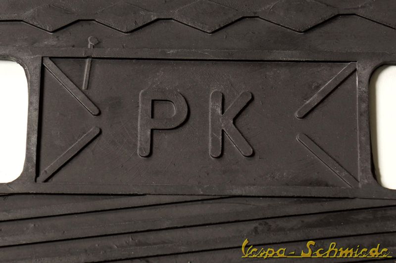Preview: Fußmatte - "PK"-Schriftzug - Mit Trittleisten - PK / S