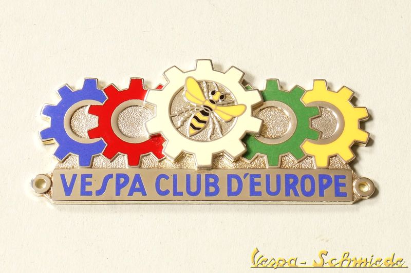 Plakette "Vespa Club d'Europe"