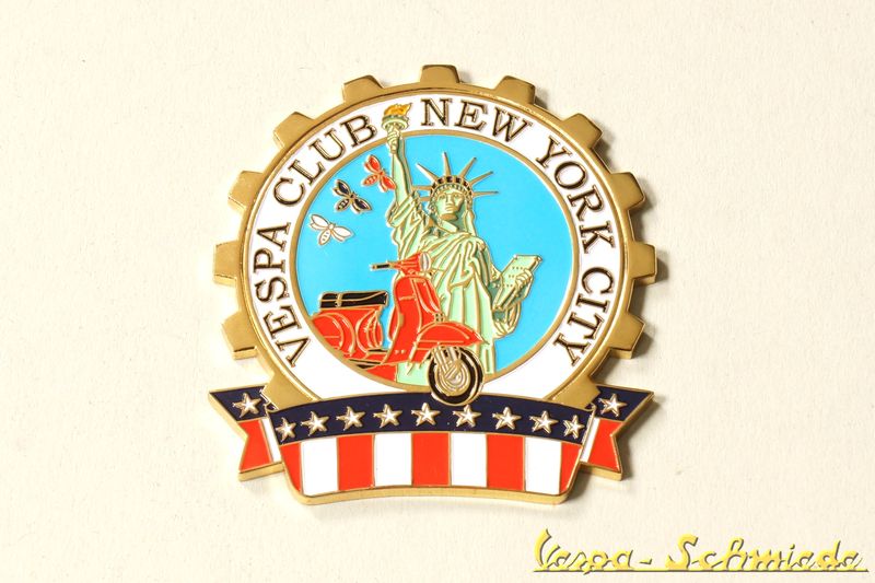 Plakette "Vespa Club New York City"
