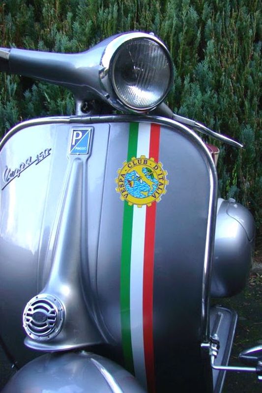 Dekor "Vespa Club d'Italia" Beinschild