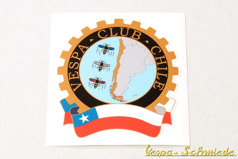 Aufkleber "Vespa Club Chile"