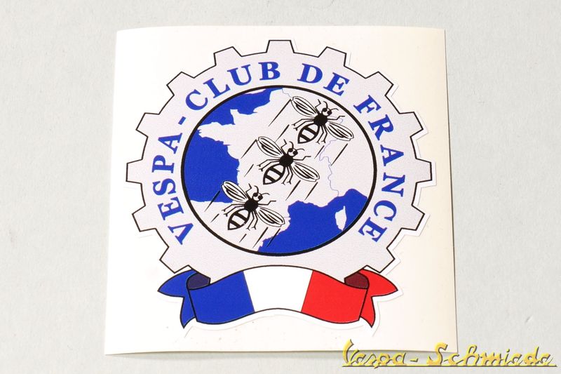 Aufkleber "Vespa Club de France"