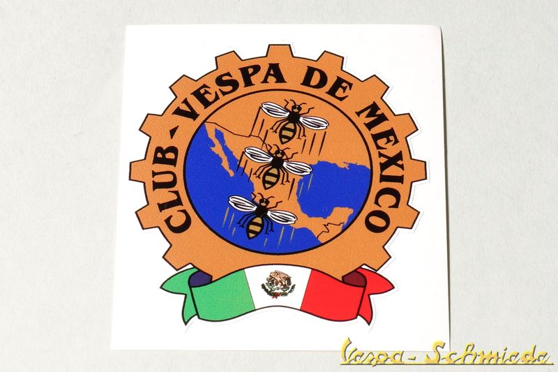 Aufkleber "Vespa Club de Mexico"