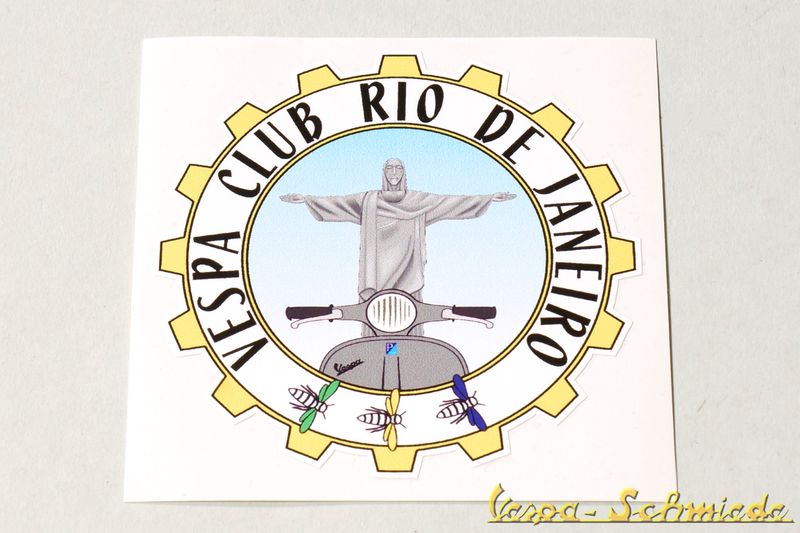 Aufkleber "Vespa Club Rio de Janeiro"