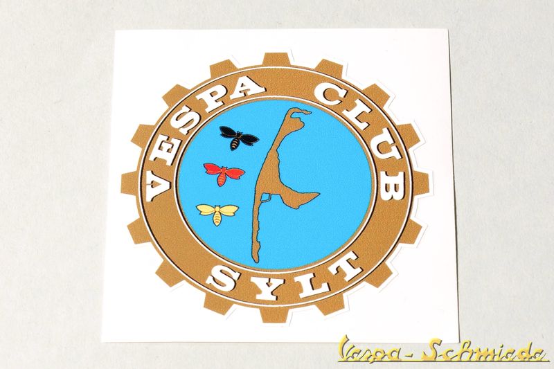 Aufkleber "Vespa Club Sylt"