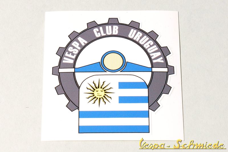 Aufkleber "Vespa Club Uruguay"