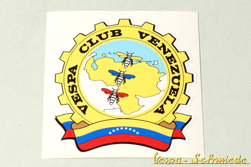 Aufkleber "Vespa Club Venezuela"