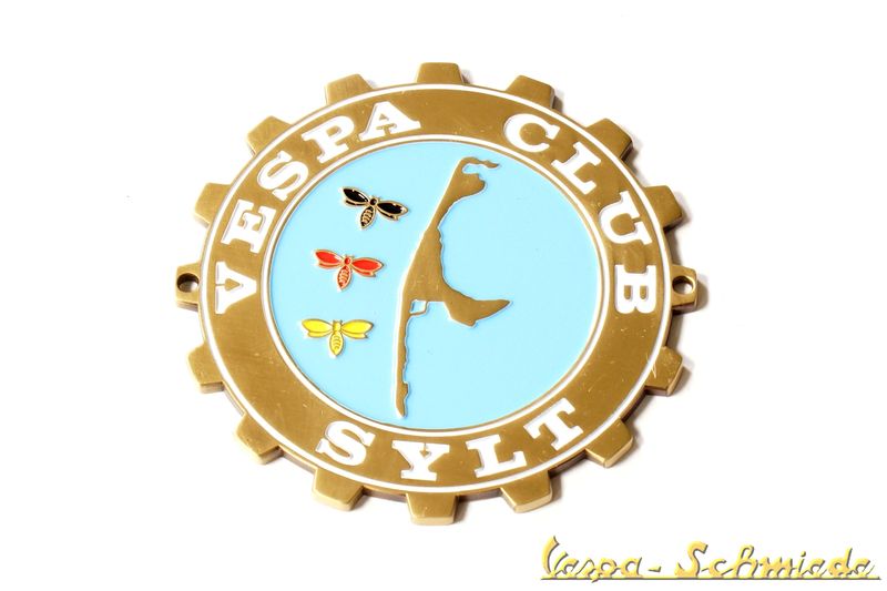 Plakette "Vespa Club Sylt"
