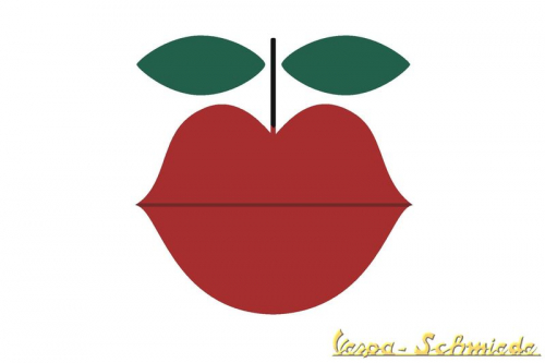 Aufkleber "Chi VESPA mangia le mele / Apfel 13"