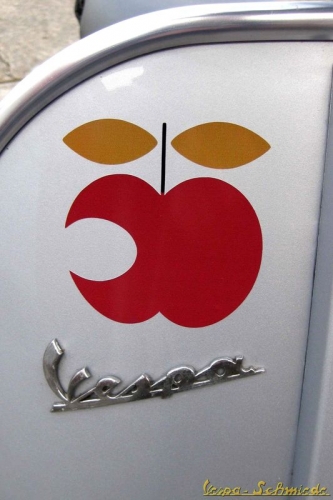 Aufkleber "Chi VESPA mangia le mele / Apfel 14"