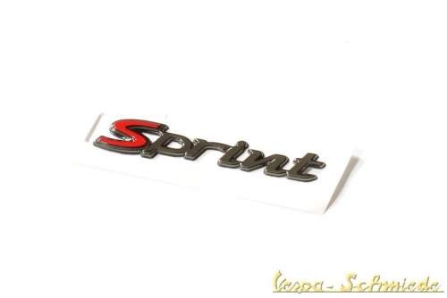Schriftzug "Sprint" - Schwarz - Zum Kleben / Beinschild