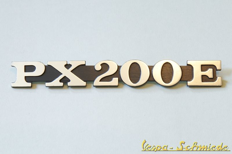 Schriftzug Seitenhaube "PX200E"