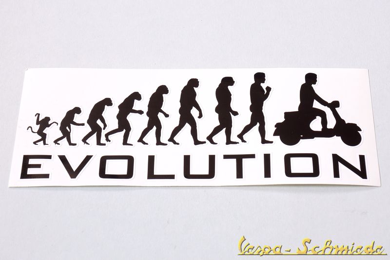 Aufkleber "Vespa Evolution"