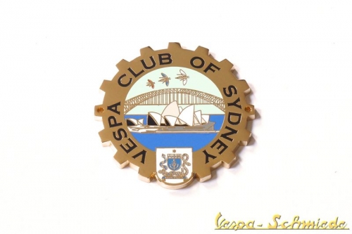 Plakette "Vespa Club of Sidney"