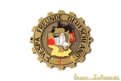 Plakette "Vespa Freunde Deutschland"