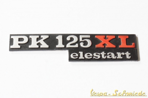 Schriftzug Seitenhaube "PK 125 XL elestart"