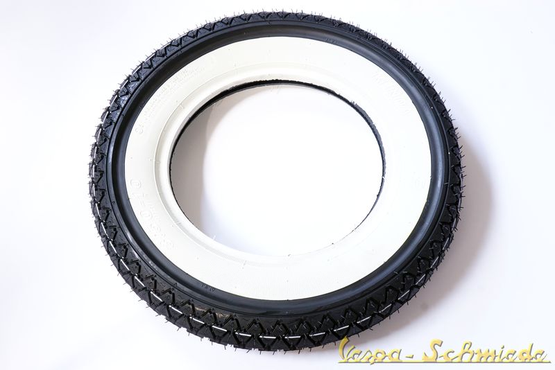 Coppia Gomme Kenda K333 3.00-10 Per Vespa 50 Special - Con Camere D'Aria | Fascia Bianca