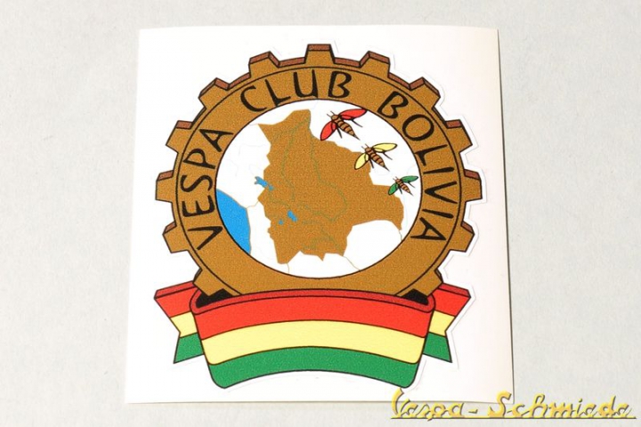 Aufkleber "Vespa Club Bolivia"
