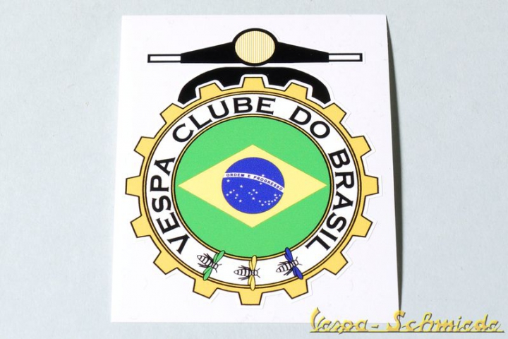 Aufkleber "Vespa Club Brasil"
