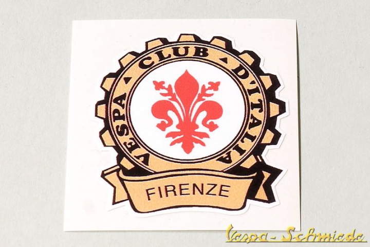 Aufkleber "Vespa Club Firenze"