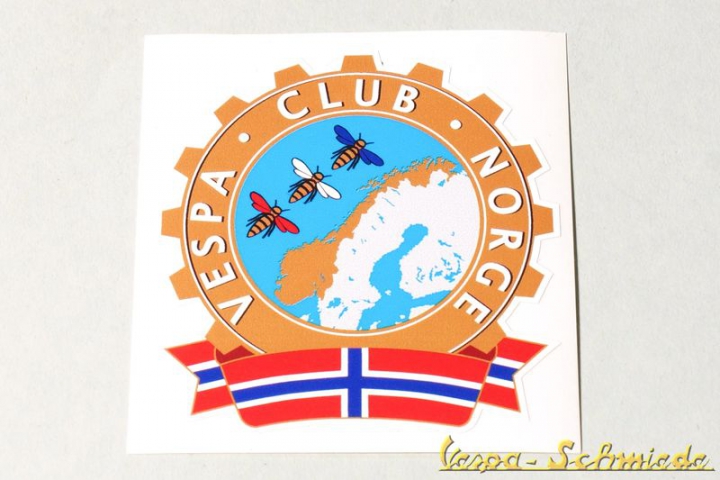 Aufkleber "Vespa Club Norge"