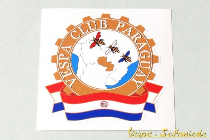 Aufkleber "Vespa Club Paraguay"