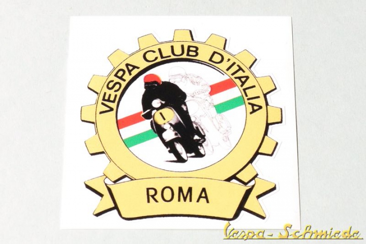 Aufkleber "Vespa Club Roma"