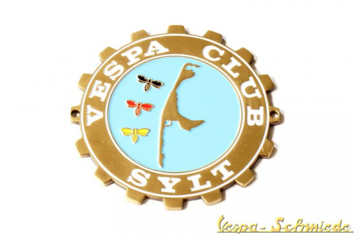Plakette "Vespa Club Sylt"