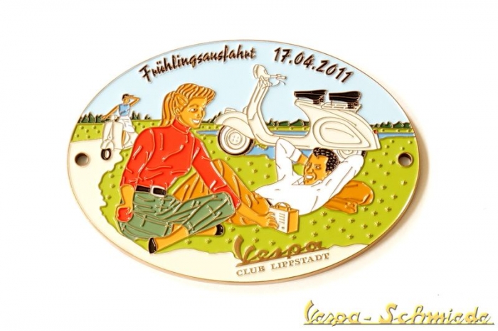 Plakette "Frühlingsausfahrt Lippstadt 2011" - 50 Stk. weltweit G