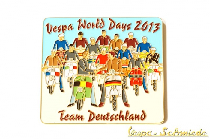 Plakette "Vespa World Days 2013" - Gold - Limitert auf 100 Stück