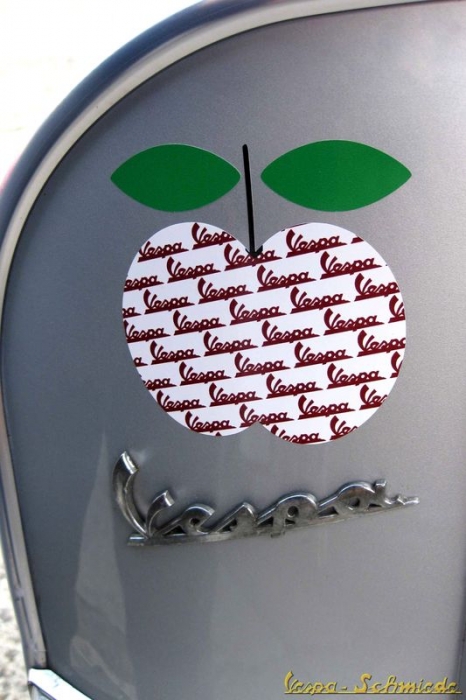 Aufkleber "Chi VESPA mangia le mele / Apfel 14"