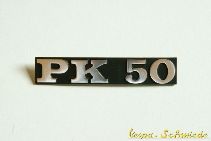 Schriftzug Seitenhaube "PK 50"