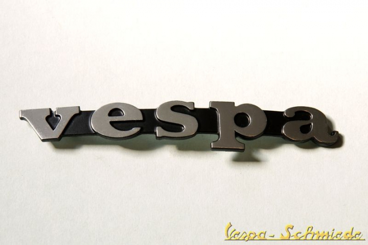 Schriftzug Beinschild "Vespa" - PK / 1. Serie