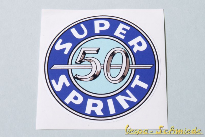 Aufkleber "Super Sprint 50"