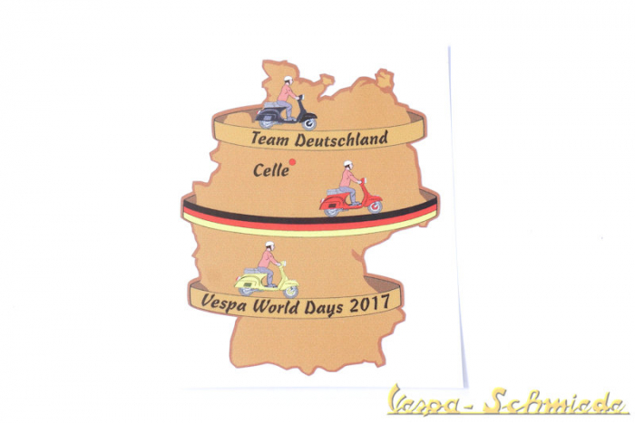 Aufkleber "Vespa World Days 2017"