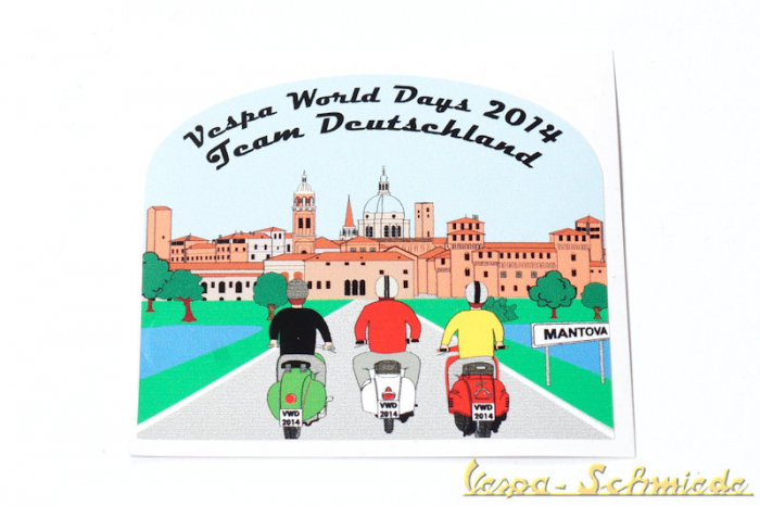 Aufkleber "Vespa World Days 2014"
