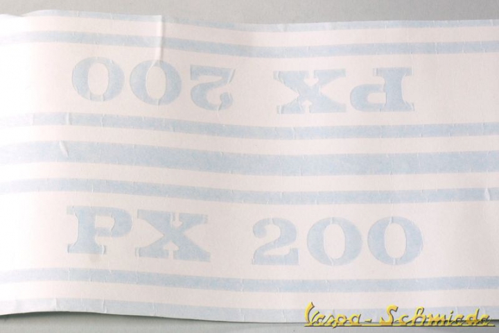 Dekor "PX 200" - Weiß - Kotflügel / Seitenhaube