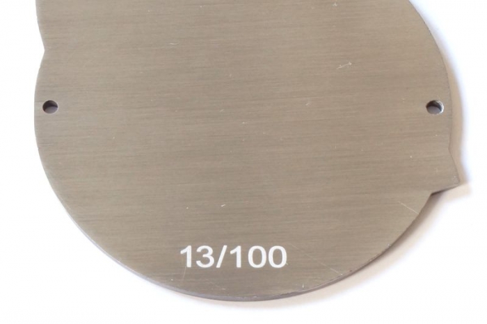 Plakette "70 Jahre Vespa" - Silber - Limitiert auf 100 Stück