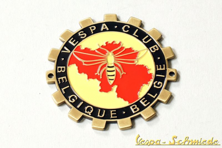 Plakette "Vespa Club Belgique Belgie"
