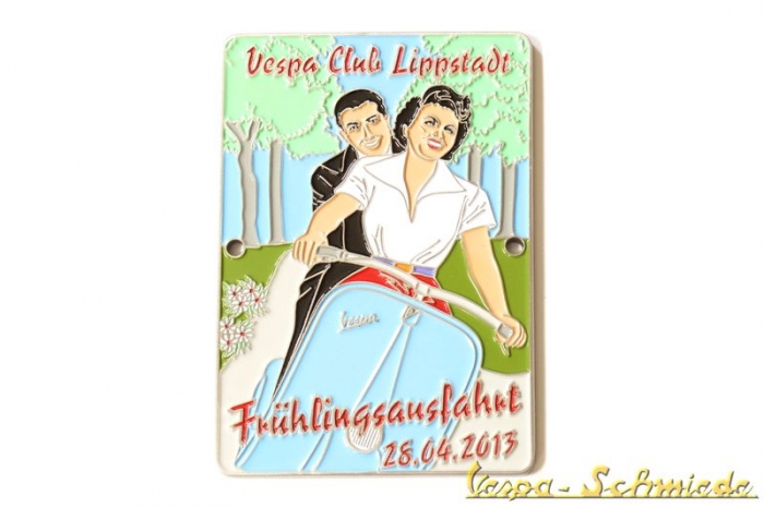 Plakette "Frühlingsausfahrt Lippstadt 2013" - 50 Stk. weltweit S