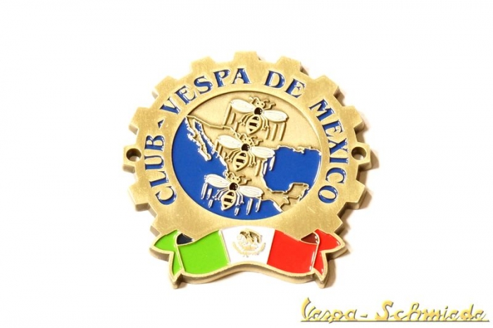 Plakette "Vespa Club de Mexico"