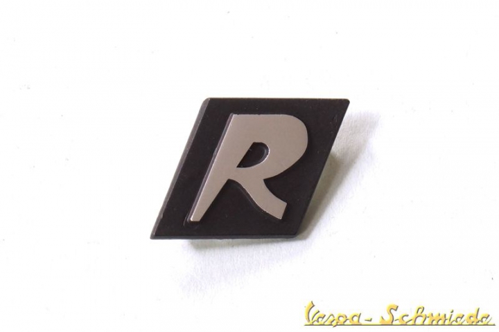 Schriftzug Beinschild "R"