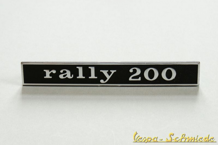 Schriftzug Heck "rally 200"