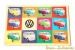 Volkswagen Blechschild "Bulli / Pop Art"
