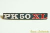 Schriftzug Seitenhaube "PK 50 XL"