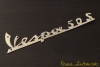 Schriftzug Beinschild "Vespa 50 S" - Zum Nieten